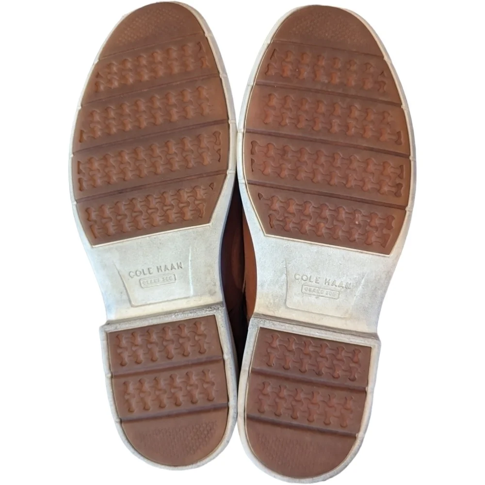 COLE Haan The Go To Plain Oxford Lace Up Men's Shoe in British Tan (11.5)